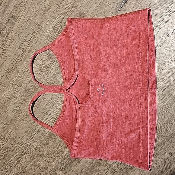 Beyond Yoga Orange Spacedye Slim Racerback Cropped Tank Size Medium - Picture 2 of 7